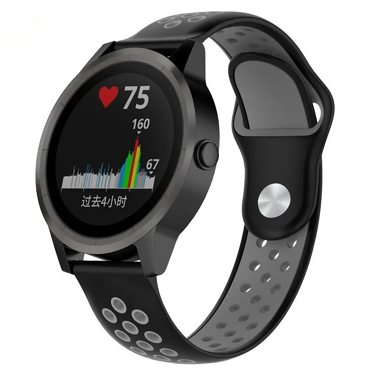 Сменный силиконовый дышащий ремешок для часов Garmin Vivoactive 4 спортивные ремешки для часов Garmin Venu vivoactive3 music