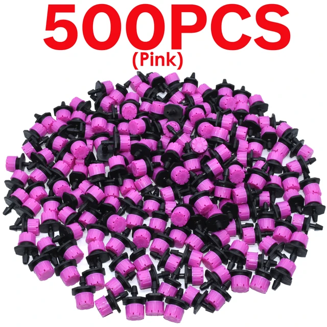 500PCS Pink Dripper
