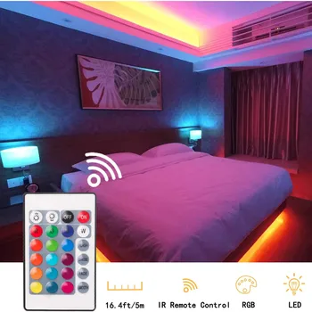 

RGB LED USB Power Remote Control decor light for Bedroom Living room LED String Lights Party Garden Home Wedding Decor