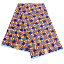 Высокое качество 6 ярдов африканская ткань для вечерние платье в форме голландских башмаков с воск модный дизайн