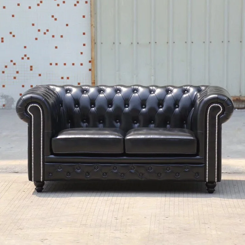 U-BEST mid century project furniture modern reception chesterfield leisure sofa loveseat 2 seat couch | Мебель