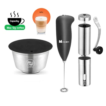 

For Dolce Gusto Lumio Reusable Coffee Capsule Refillable Filter Stainless Steel Cup Crema Maker kapsu ki do kawy