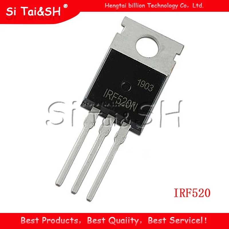 10 шт./лот IRF520 TO-220 IRF520N TO220 IRF520NPBF в наличии | Электронные компоненты и