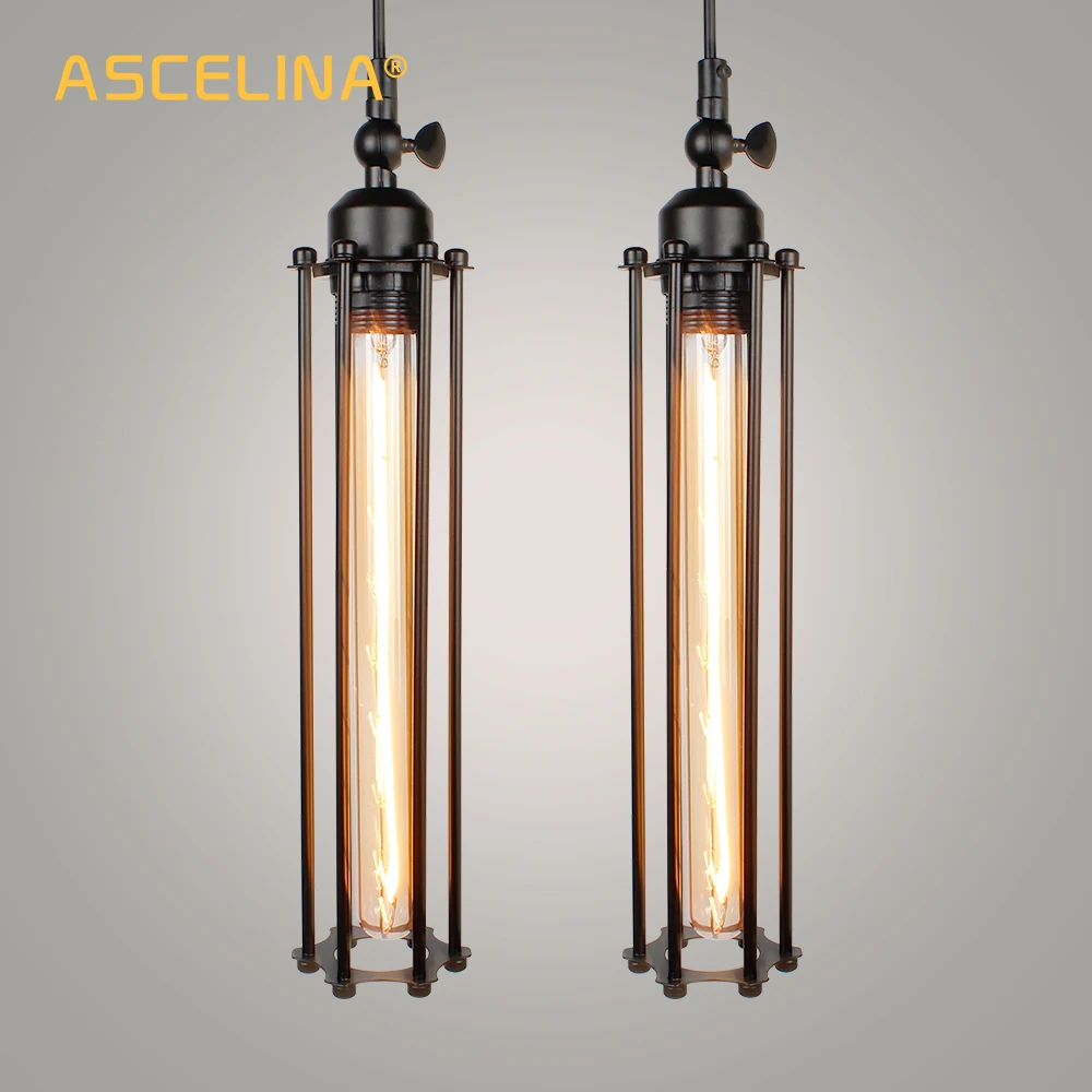  2 Pieces Industrial Pendant Light Vintage pendant Lamp Retro handing lamp American restaurant Livin - 32628508129