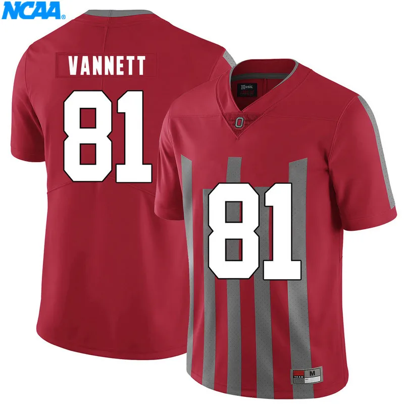 Новое поступление высокое качество майки Vannett#81 коричневый#80 колледж футболка ограниченной серии Майки S-XXXL