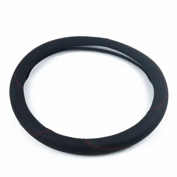 

15'' PU Leather Auto Fit AllSeasons Durable Practical Steering Wheel Cover Useful NEW 1PC Luxury 2018 Universal