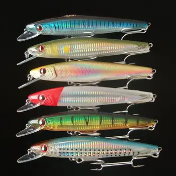 

Noeby 6pcs 18cm 68g floating 0-1.6m Minnow Fishing Lures Hard Aritificial Fake Bait Wobblers Crankbait Pesca Isca