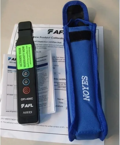Американский AFL NOYES OFI-400C OFI400 волоконный оптический идентификатор/волоконный распознаватель/Определитель проводов Режим реального времени светофора шутер