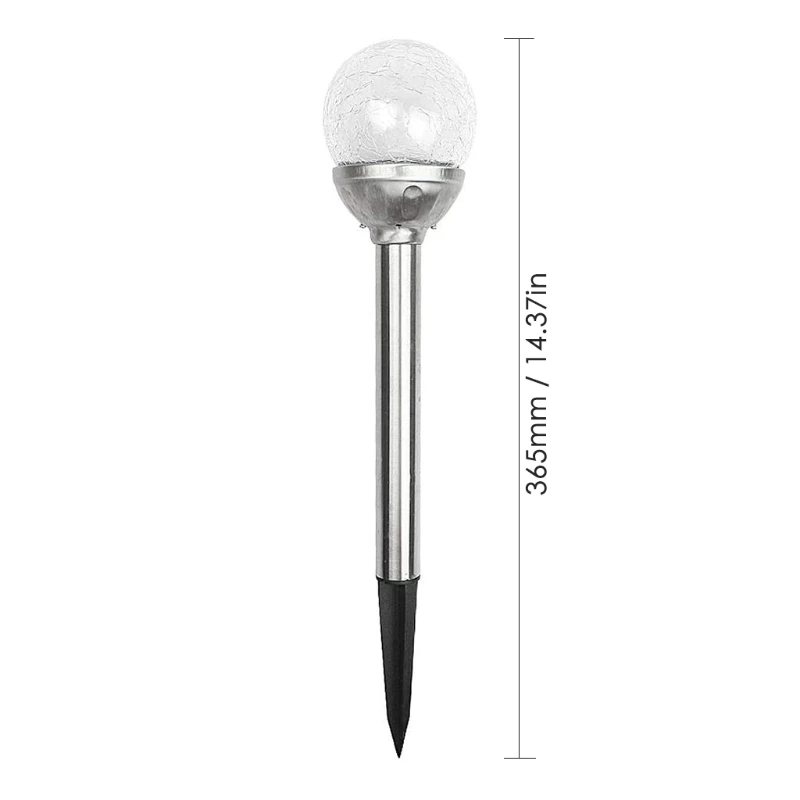 small solar lights 2022 New  Solar Lights Outdoor Cracked Glass Ball Dual LED Garden Lights Landscape Lights solar powered patio lights