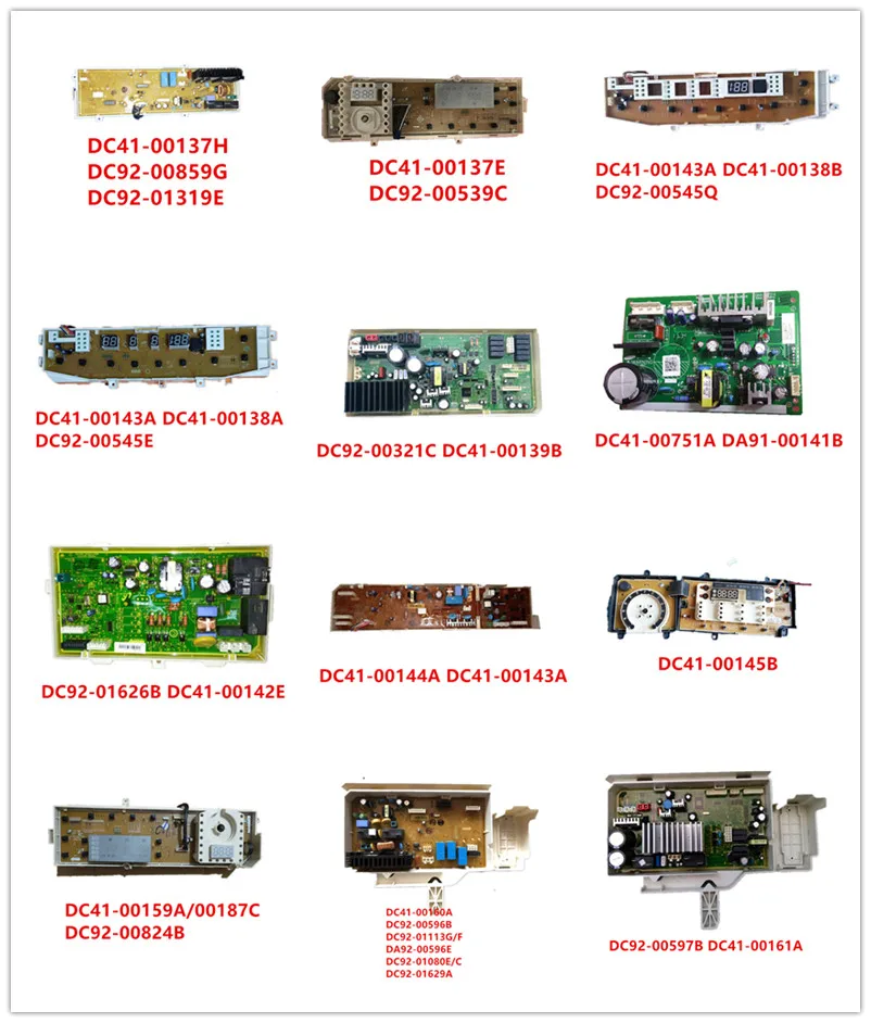 

DC41-00137H/00137E/00138B/00143A/00138A/00139B/00751A/00142E/00144A/00145B/00159A/00187C/00160A/00161A Used
