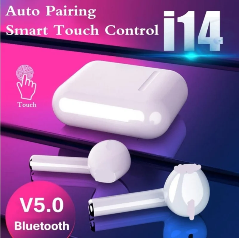 i14 TWS auriculares inalablicos Bluetooth auriculares invisibles para telefono inteligente pk i11 i12 i7s i20 i60 i30