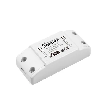 

Itead SONOFF Basic R2 Wifi Switch Module Universal Wifi Breaker Timer DIY Wifi Smart Light Switch For Smart Home Work with Alexa