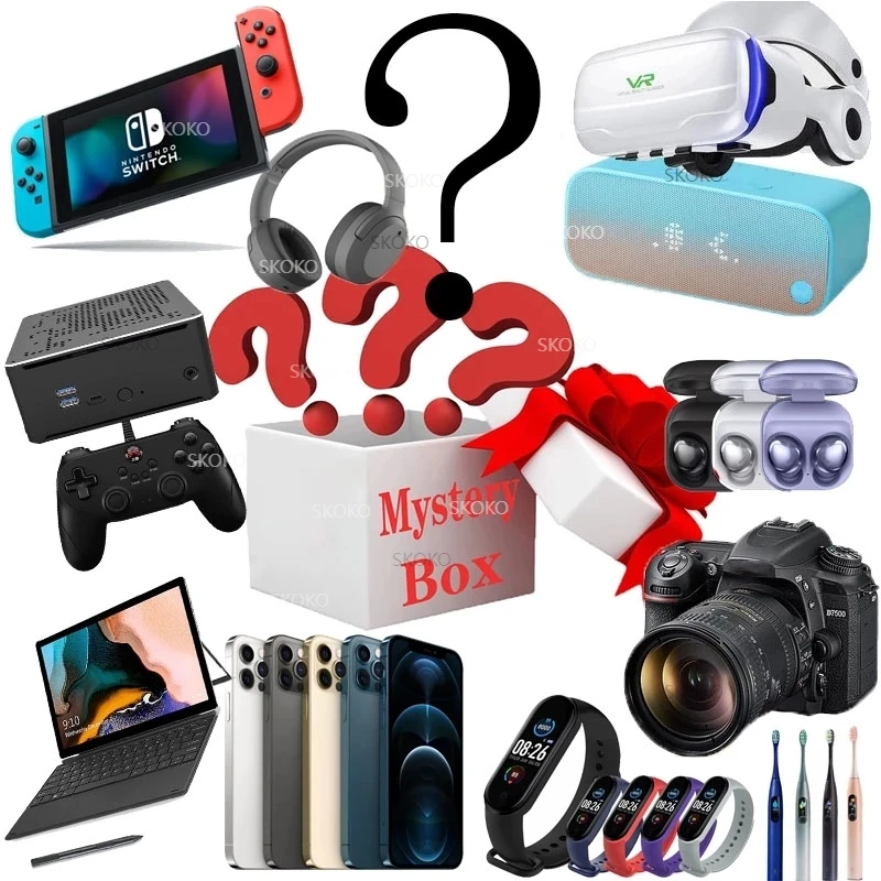 Christmas Electronics 2022 New Year 2022 100% Surprise Lucky Mystery Box Super Popular Electronics  Gamepads Digital Cameras Novelty Christmas Gift Bag|Gift Bags & Wrapping  Supplies| - Aliexpress