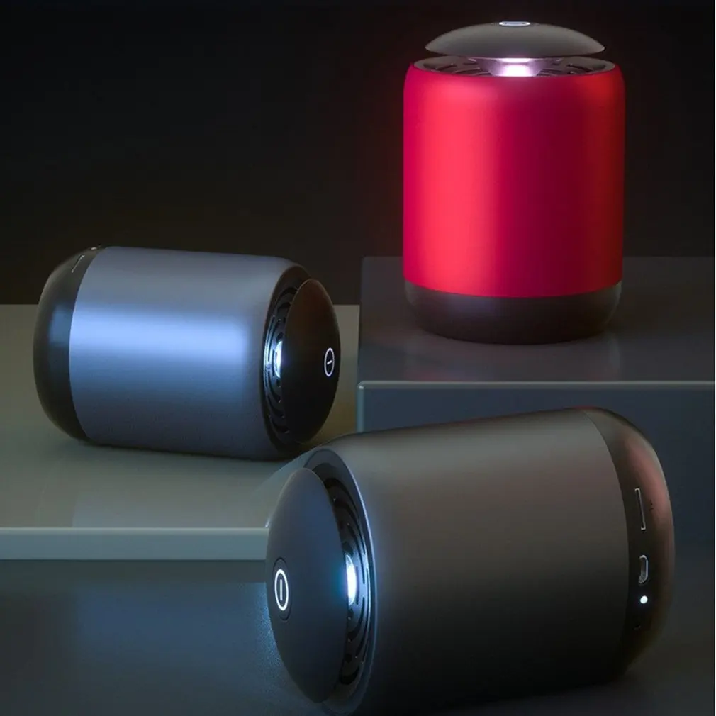 Wireless Speaker Cool Fashion Metal Subwoofer Wireless Interconnect Mini Portable Wireless Speaker