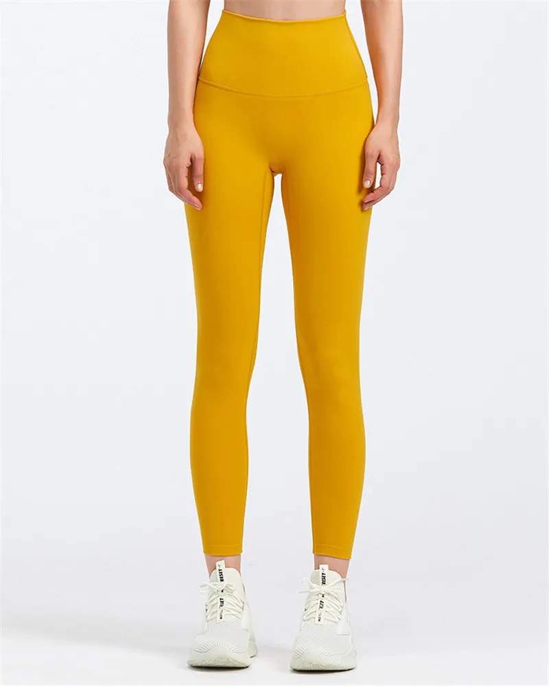 Lulu Quality Leggings Sport Women Fintess Tight High Waist Yoga Pant Butter Soft Gym Clothe 100%squat Proof Compression Athletic