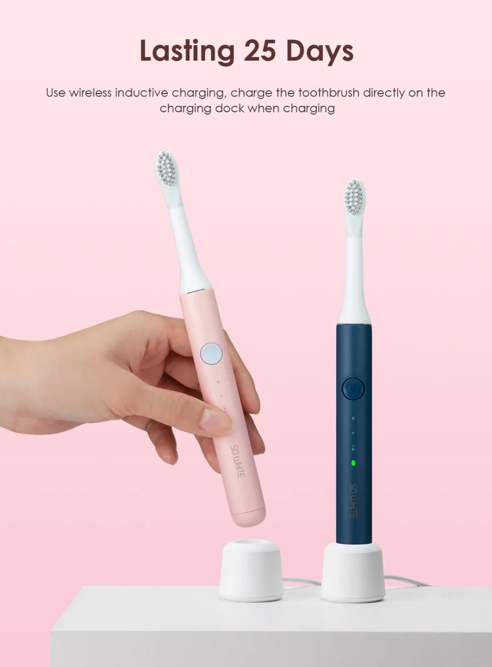 Xiaomi Mijia SOOCAS SO WHITE EX3 звуковая электрическая зубная щетка Ультра звуковая автоматическая зубная щетка перезаряжаемая Водонепроницаемая Чистка