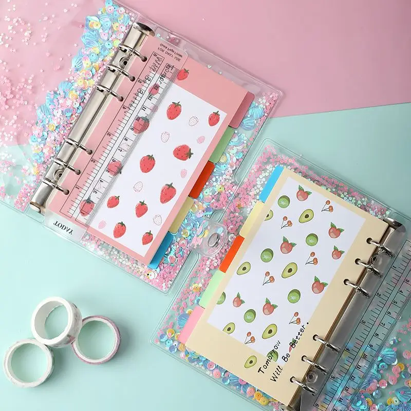 A6 Diary Notebook Cute Agenda Planner Organizer Korean Notepad Kawaii 6 Rings Note Book Spiral Handbook A6 Diary Notebook Cute Agenda Planner Organizer Korean Notepad Kawaii 6 Rings Note Book Spiral Handbook