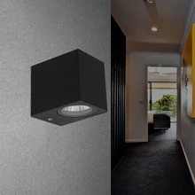 3 Вт бра для двора, настенный светильник, открытый водонепроницаемый алюминиевый Многофункциональный светодиодный настенный Декор, садовые фонари, компактные, для внутреннего крыльца