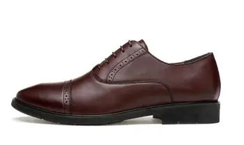 

Size 39-45 Men Big Dress Shoes Black Italian Mens Derby Shoes Business Lace Up Formal Shoes For Man