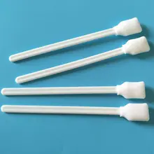 50 шт./упак. белый наконечник Пены тампон для чистки сенсорного экрана с большим прямоугольным головка со спонжем 11 мкФ