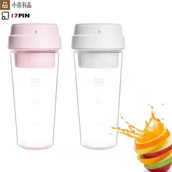 

Youpin 17 Pin 400ML Electric Juicer Electrical Mini Fruit Vegetable Orange Juice Blender 400ml Pink /White Cup For Child Outdoor