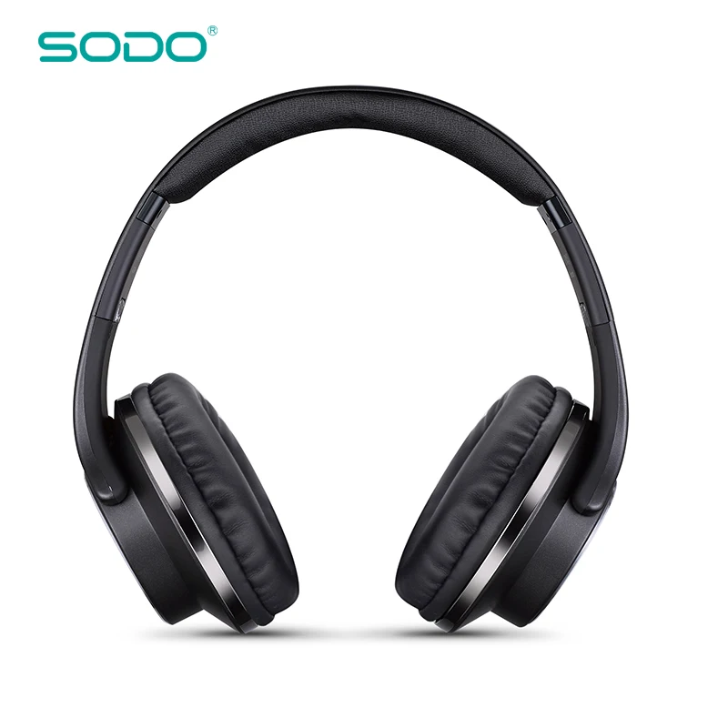 Высококачественные поворотные Bluetooth наушники SODO MH1 NFC 2 в 1 с динамиком
