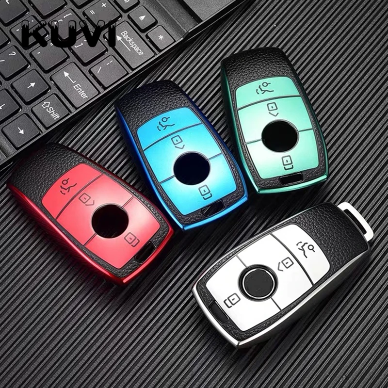 Ashata Porte-clés Pour Jaguar Boîtier De Clé De Voiture Protecteur à