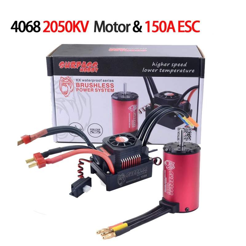 Радиоуправляемый автомобиль 1:8 частей водонепроницаемый 4068 4076 1350KV 2000KV 2050KV 2250KV