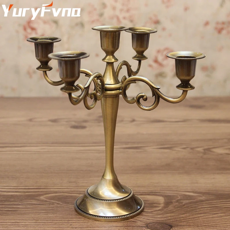 YuryFvna 3 & 5 подсвечник металлический канделябр обеденный Свадебный