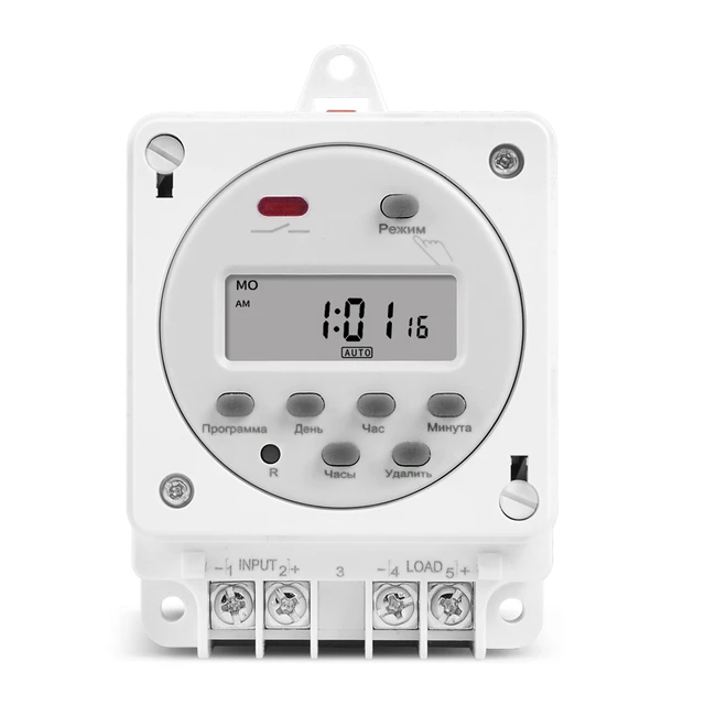 CN101A DC 12V Programmable Digital Time Switches Control Power Timer Switch  with Large LCD Display for Electronic Controller 