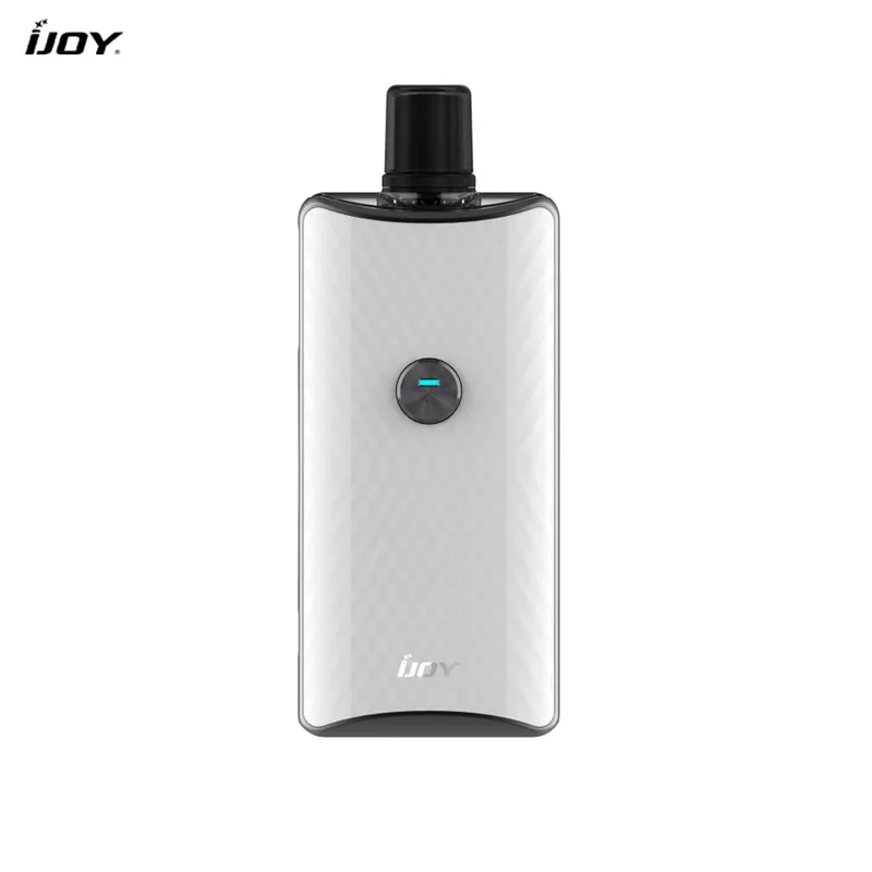 Электронная сигарета iJOY SATURN Pod Kit 1100 мАч батарея Максимальная мощность 16 Вт с 3 мл 0.6ohm Pod Портативный Vape испаритель vs Vinci комплект - Цвет: White