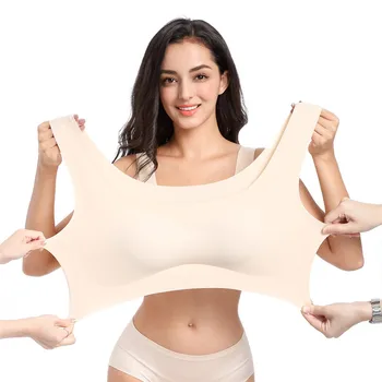 

Spring and Summer New Products Large Size Underwear Women's Solid Push up Lace Non-Steel Ring Push up Bra Sexy Breast Hugging Br