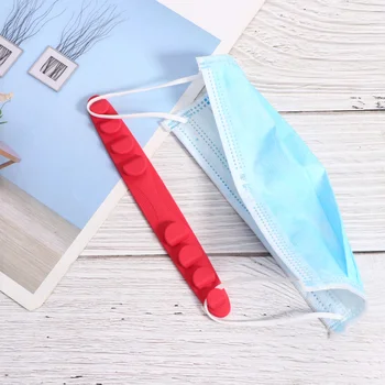 

4pcs Mask Rope Adjustment Hooks Silicone Ear Protector Mask Extension Buckle Mask Accessories for Outdoor Outside Home (Green, P