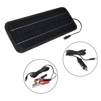 

4.5W 12V 250mA Solar Panel Monocrystalline Silicon Phone Charge Solar Cells Car Sunpower Outdoor Charger
