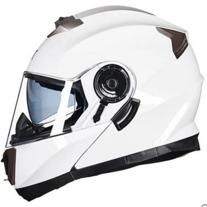 GXT 160 мотоциклетный шлем с открытым лицом шлем с двойным щитком полное покрытие локомотив Анти-туман полный шлем Capacete S M L XL XXL - Цвет: 2