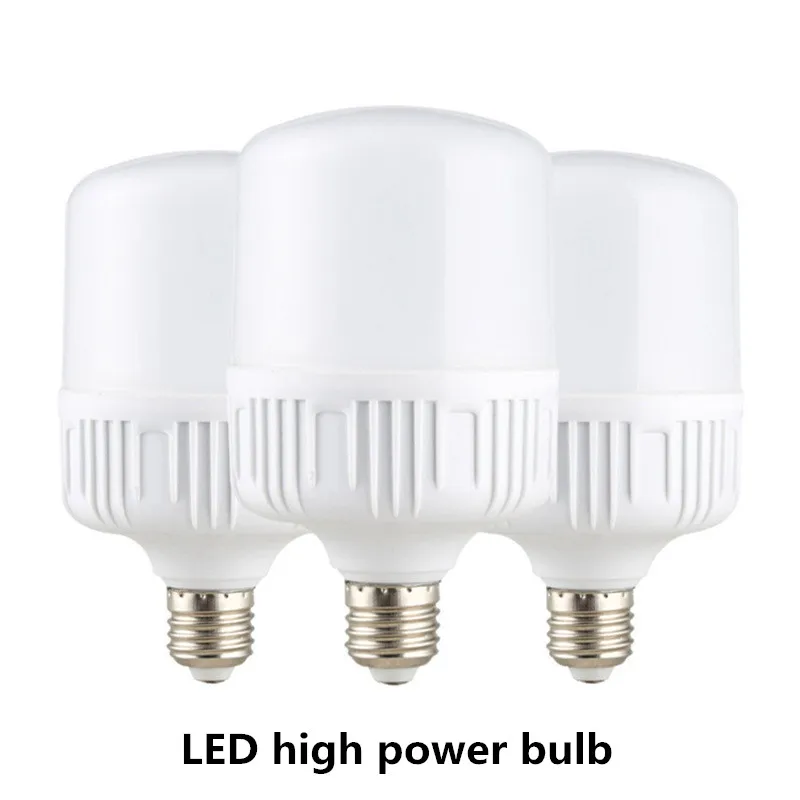 

LED Bulb Lamps E27 B22 5W 10W 15W 20W 30W 40W 50W 60W 80W AC 220V 240V Light Bulbs Real Power Spotlight Lampada LED Bombillas