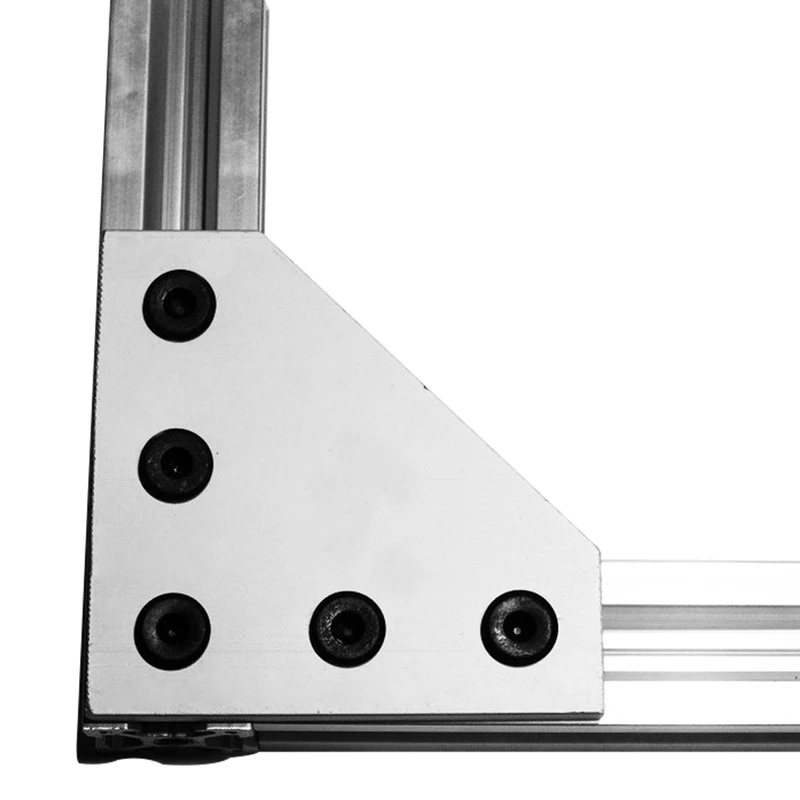 GYTB 3D Printer Accessories Heavy Duty 90 Degree Joint Plate Metal Profile T4 X 60 X 60Mm M5 Thread For Openbuilds V-Slot