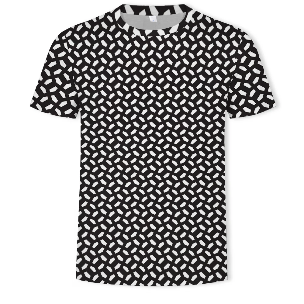 2019 T Shirt Men Plaid Printing T Shirt Man s Fashion T shirt Short Sleeves O 3