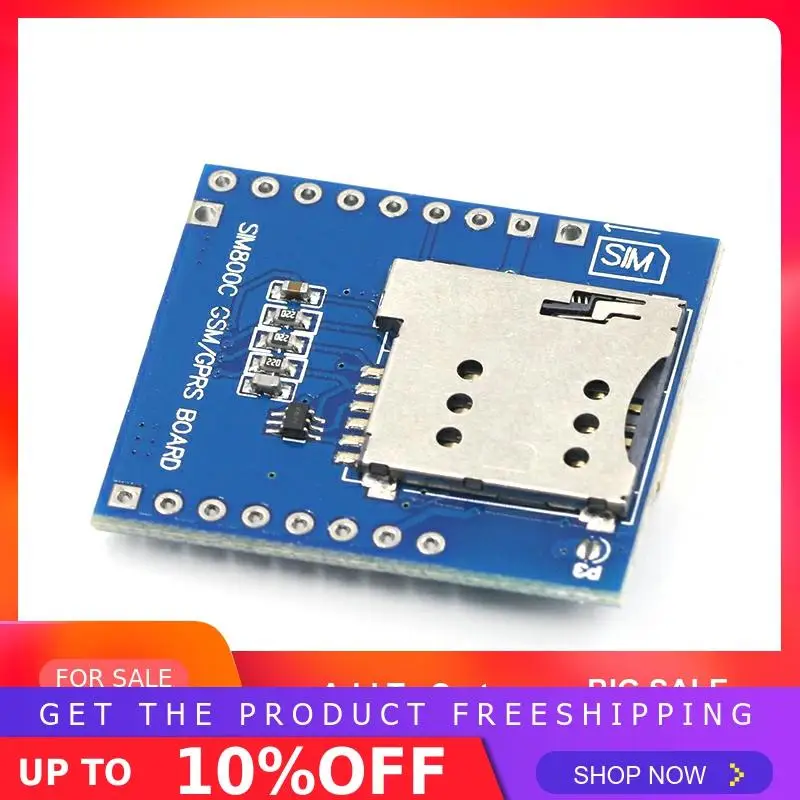 SIM800C GSM GPRS модуль 5 В/3,3 в ttl макетная плата IPEX с Bluetooth и TTS для Arduino STM32 C51 для Arduino