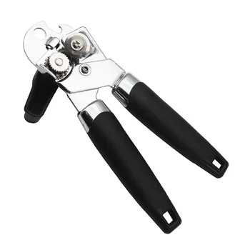 

Corkscrew Stainless Steel Turn Button Lengthened Anti-slip Handle Kitchen Tools Can Opener