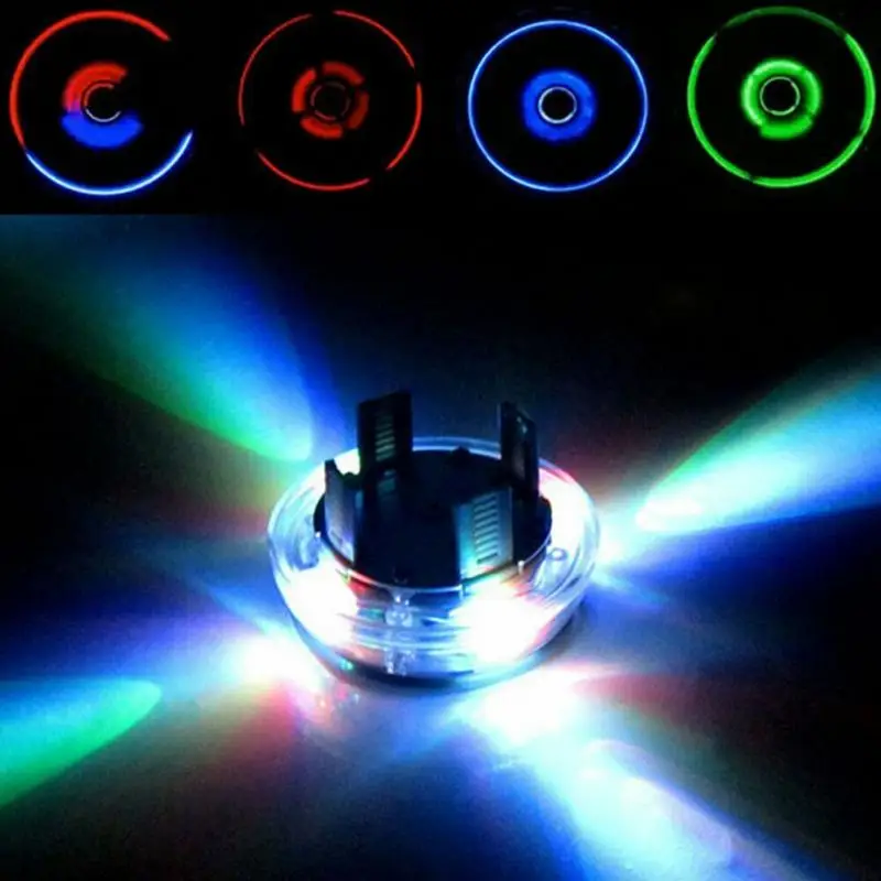 Светодиодный фонарь на солнечных батареях, украшение для автомобиля, яркий светодиодный светильник на колесах, 12 В, декоративный светильник для ночной шины