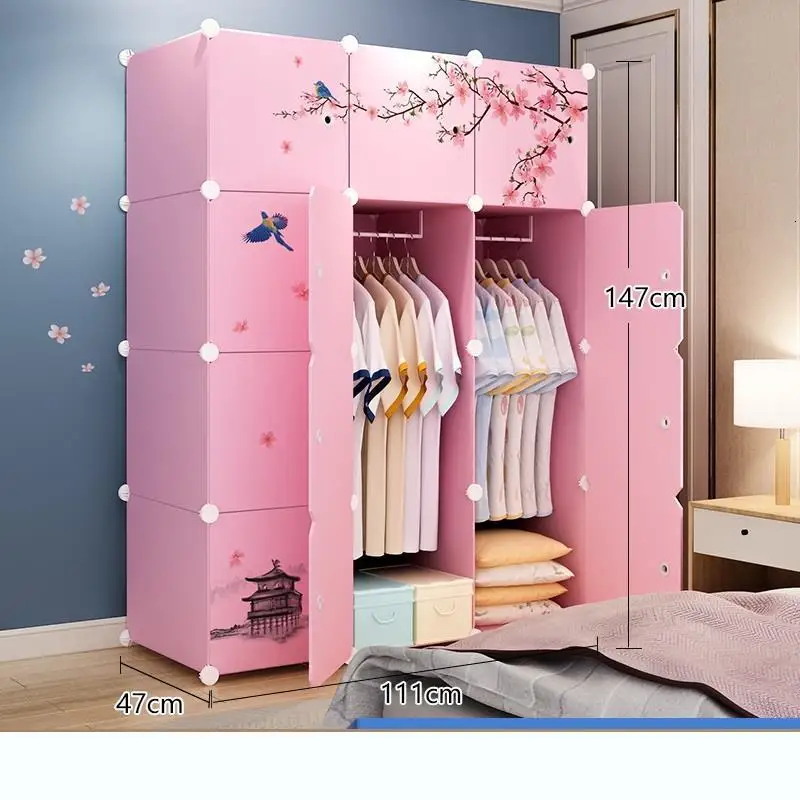 Version AH Мебель комод для спальни Gabinete Meble Moveis Para Casa Mueble De Dormitorio шкаф Guarda Roupa гардероб - Цвет: Version AH