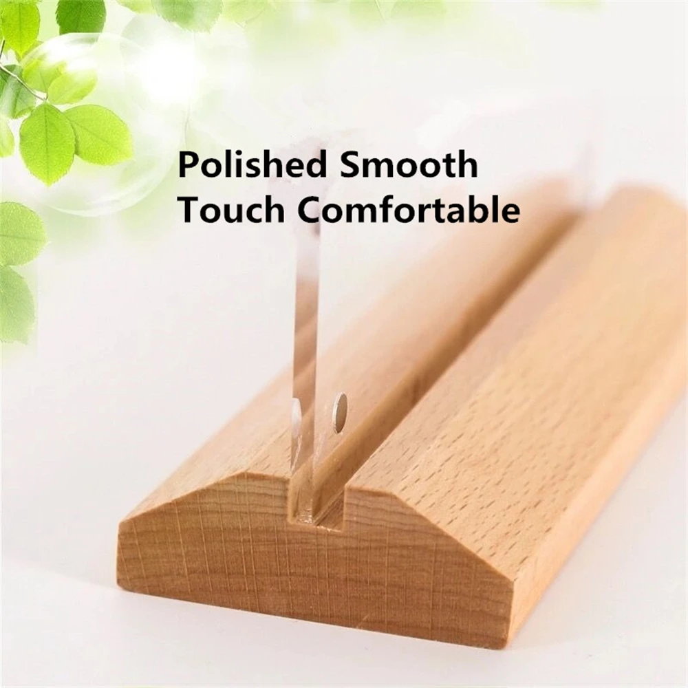 A6 Magnetic Wooden Acrylic Picture Paper Photo Frame Acrylic Menu Sign Card Note Holder Advertising Board