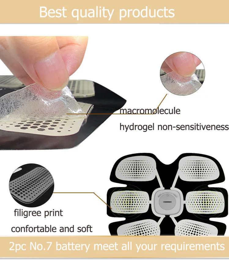 Arm Abdominal Muscle Massager Electric EMS Body-Building Simulator Slimming Stimulator Anti-cellulite Massager Training Device