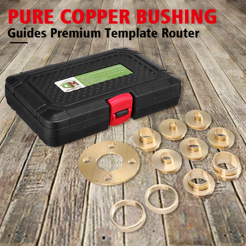 11pcs/kit 1030mm Metric Pure Copper Bushing Guides Premium Template