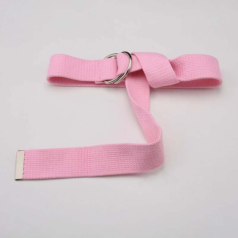 HEYounGIRL, 5 цветов, однотонный длинный панковский ремень с двойным d-образным кольцом, длинные джинсовые ремни для женщин, универсальный Пояс, мода 110 см