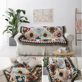 

Home Decoration Sofa Blanket Practical Creative Vintage Tapestry Sofa Bed Plaid Hanging Blanket Sofa Towel