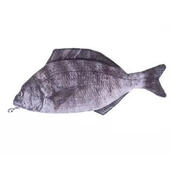 

Cute Fish 3D Realistic Shape Zipper Pencil Case Students Women Girl Funny Purse Wallet Pouch Pencil Bag
