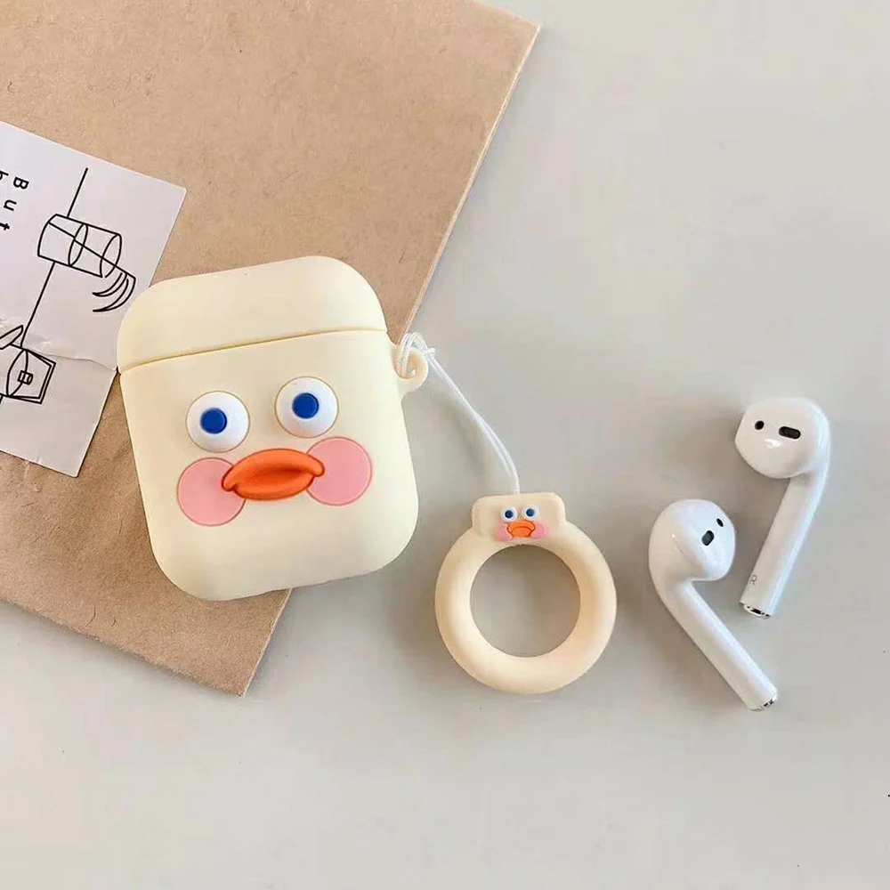 GJ0488 Duffy mickey minnie Bluetooth наушники чехол 3D Snorlax для Airpods 2 1 защитный чехол мягкий чехол для Airpods 1 2 Винни чехол - Цвет: GJ0488