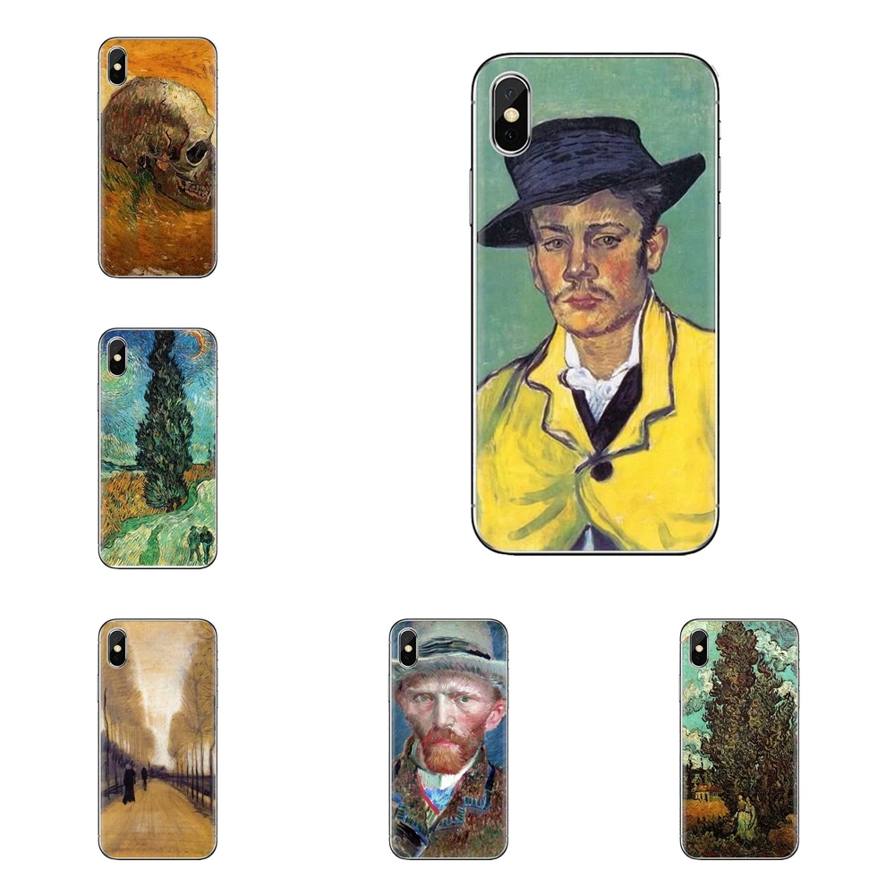 Phone Housing For Huawei G7 G8 P7 P8 P9 P10 P20 P30 Lite Mini Pro P Smart Plus 2017 2018 2019 Vincent Van Gogh 1891 Starry Night |